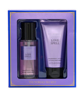 Victoria's Secret Love Spell mini fragrance mist bottle for fresh, daily scent.