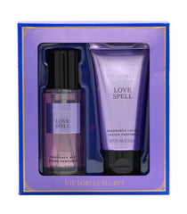 Victoria's Secret Love Spell mini fragrance mist bottle for fresh, daily scent.