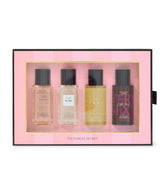 Victoria's Secret mini mist gift set with four bottles, travel-ready.