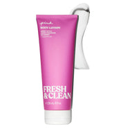 Victoria's Secret Pink Fresh & Clean lotion bottle front, daily moisture for hands and body.