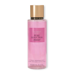 Victoria's Secret Pure Seduction Shimmer bottle pour for easy on-the-go scent.