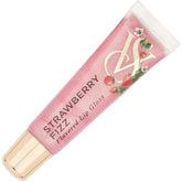 Victoria's Secret Strawberry Fizz brillo labial, acabado ligero para uso diario.
