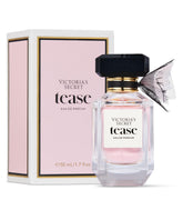 Victoria's Secret Tease EDP bottle with pear and gardenia notes for evening wear.