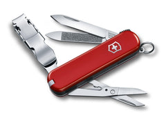 Victorinox Nail Clip 580 red closed view for everyday carry and reliability.