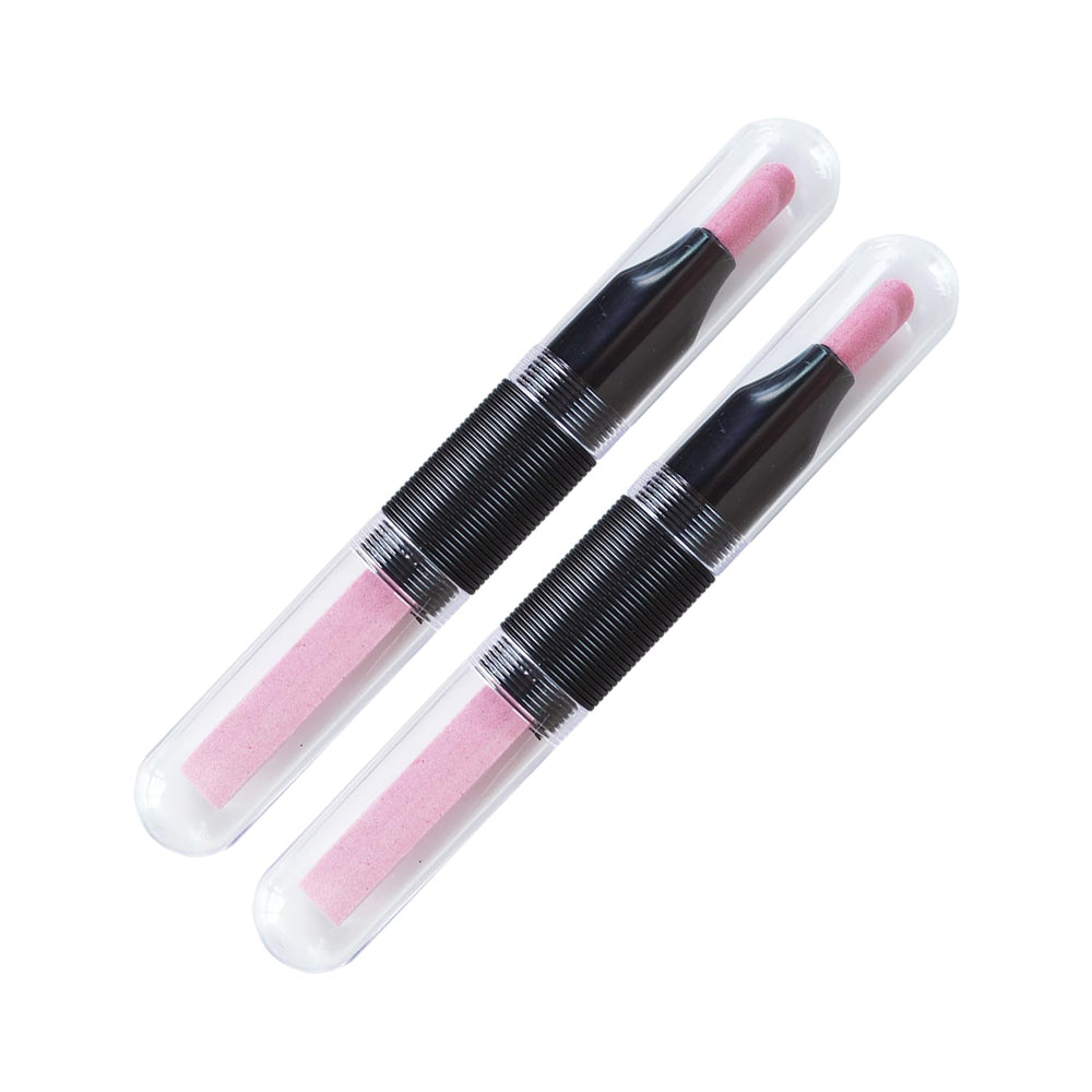 VICTORY NAIL two-way ceramic stone nail pusher file for precise shaping and smooth cuticles.