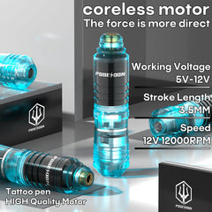 Vidattx Poseidon 1500mAh batteries extend practice sessions.
