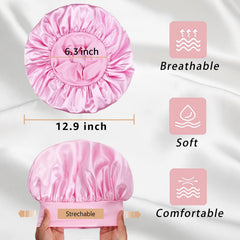 Gorro grande vidsel para todos los peinados: liso, rizado, trenzas.