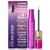 VieBeauti Lash Serum bottle displaying easy daily use for fuller lashes.