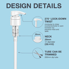 Vigor Path push-button dispensing action enabling mess-free use for shampoo or lotion.