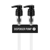 VIGOR PATH universal dispenser pump front view for neat, mess-free bathroom use
