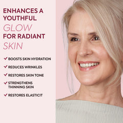 Vigority Bioidentical E3 application on face and neck for gentle everyday care.
