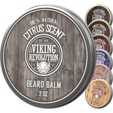 Viking Revolution beard balm with argan oil nourishes and smooths the beard