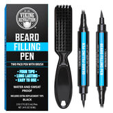 Viking Revolution Beard Pen 2-pack ready for easy beard filling and a fuller look.