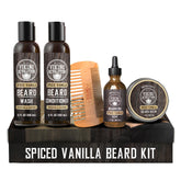 Viking Revolution beard wash bottle close-up for a refreshing cleanse.