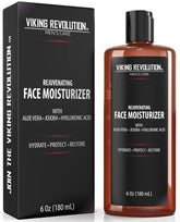 Crema hidratante Viking Revolution en bote para piel masculina sin grasa.