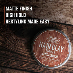 Viking Revolution hair oil bottle nourishes strands for smoother, healthier-feeling hair.