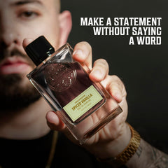 Viking Revolution Spiced Vanilla Cologne cap detail emphasizing rugged masculine design