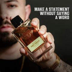 Viking Revolution Sweet Tobacco Cologne amber bottle glow, long-lasting presence