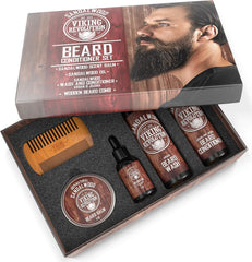 Viking Revolution Ultimate Beard Balm tin highlights conditioning and taming for neat, hydrated beard