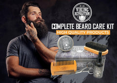 Viking Revolution beard oil nourishes and softens beard with minimal residue.