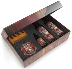 Viking Revolution Dual Action Beard Comb demonstrates detangling and styling on-the-go