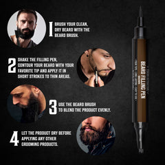 Viking Revolution beard-pen waterproof formula stays put during workouts.