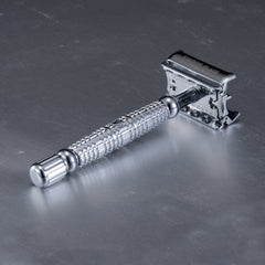 Vikings Blade long handle design demonstrated for even pressure and control
