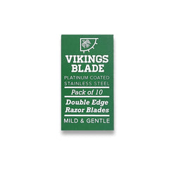 Vikings Blade platinum-coated blades closeup, showing durability