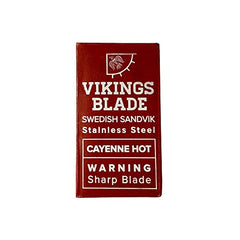 Vikings Blade replacement razor blades refills enable quick reloads.