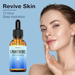 Gotero de Viktairy D-Panthenol para mezclar con otros productos de cuidado.