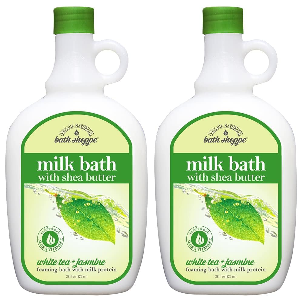 Village Naturals Bath Shoppe-baño-leche-burbujas para relajación en casa