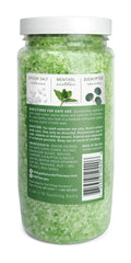 Village Naturals Therapy Muscle Bath Soak tub setup with steam promoting calm and muscle relief