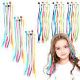 Vin Beauty pink braided extensions for playful styling and color pops.