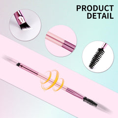 Vin Beauty brush head closeup shows soft, durable bristles.
