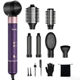 Vincofy 7-in-1 hair dryer brush with auto-wrap curlers enabling time-saving versatile styling.
