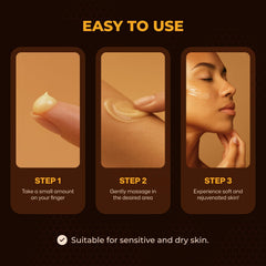 Aplicación diaria facial de VIORY para piel sensible