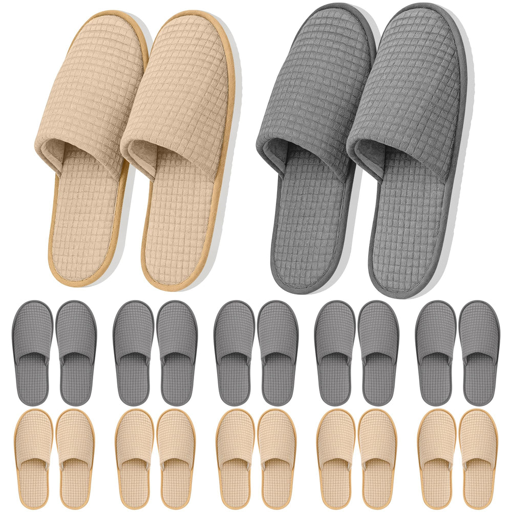 Vipay 12-pairs packaged slippers ideal for hotels and events.