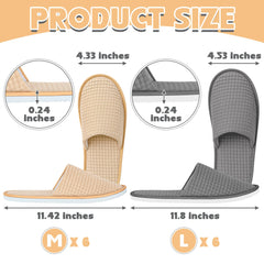 Vipay gray slippers size L, durable EVA sole for daily use.
