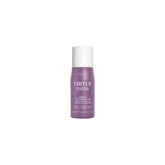 Virtue Flourish shampoo bottle on a clean vanity for color-safe care.