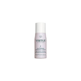 Champú Virtue Full en primer plano, botella, volumen ligero para cabello fino.