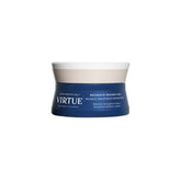 VIRTUE Restorative Mask jar close-up shows creamy texture for easy application.