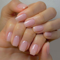 Vishine Esmalte gel nude capa base transparente para adherencia duradera.
