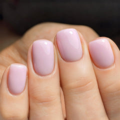 Vishine jelly crystal pink neutral tone bottle for a glossy home manicure