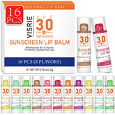 VISRIE Labios SPF30, tubitos visibles, protección solar ligera para labios