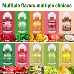 VISRIE pocket-size lip balm tubes ideal for pockets and purses