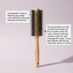 Vista tail comb carbon anti-static design for precise styling