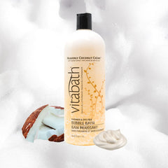 Vitabath Heavenly Coconut Creme, espuma cremosa que transforma el baño en spa.