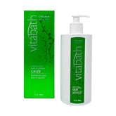 Vitabath Original Spring Green bottle pour highlights luxurious cleansing for hydrated skin.