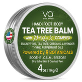 VITAL AFFAIR Pomada de árbol de té, envase 4 oz, cuidado diario para piel sensible.