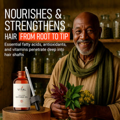 Vital Strands Batana Oil scalp massage nourishes follicles and reduces dryness